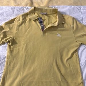 Burberry brit yellow polo size M
